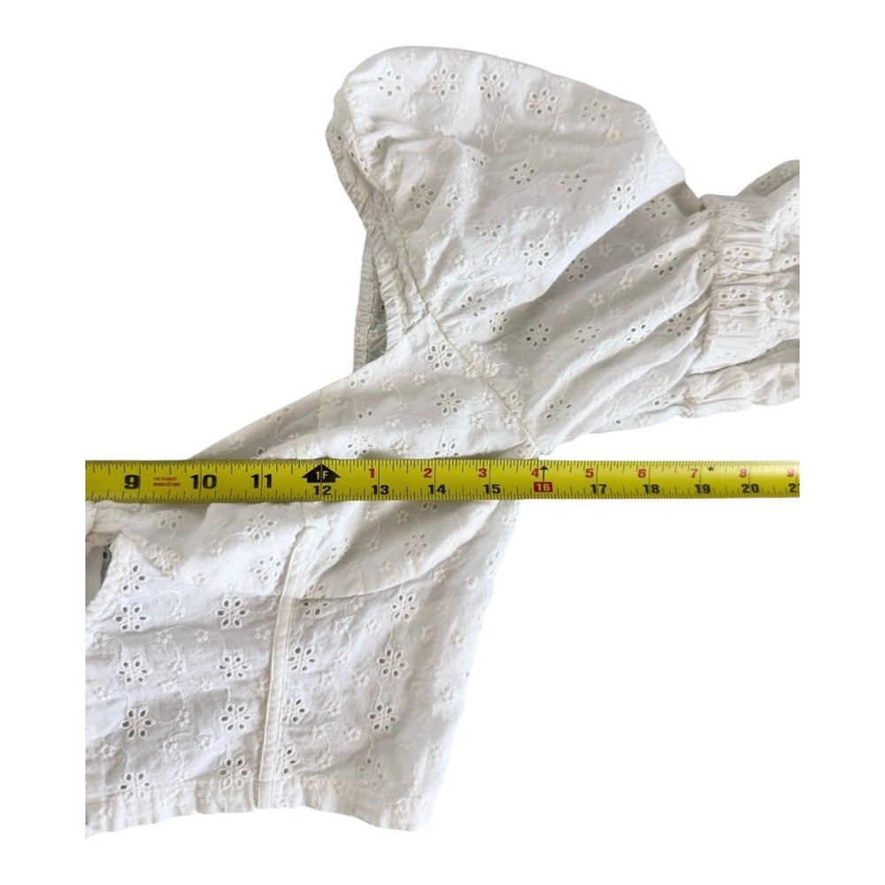 For Love and Lemons Women's Summer Bora Blouse White Size S - Picture 5 of 6